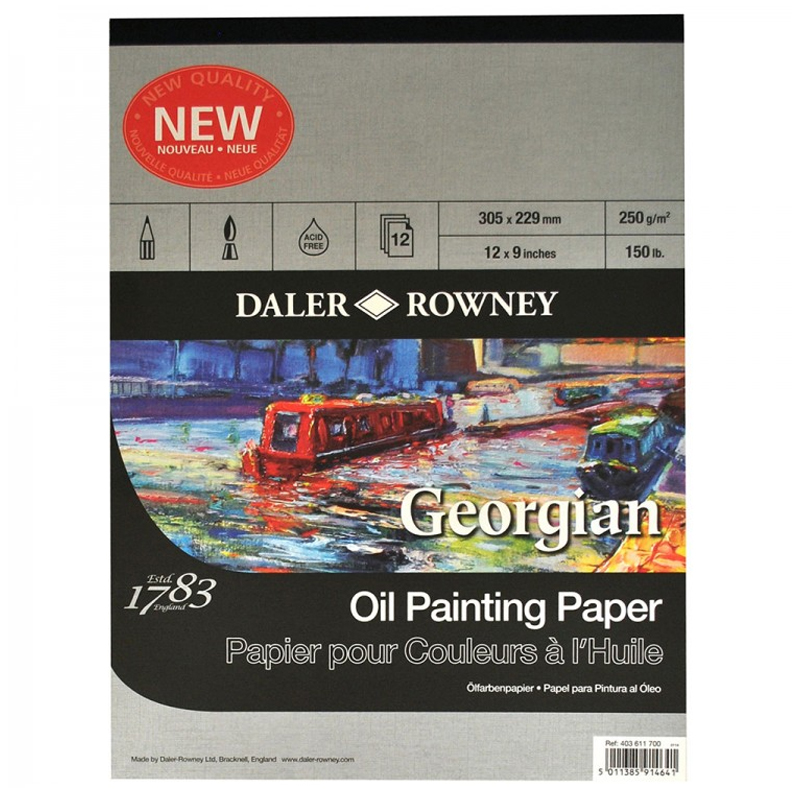Georgian Oil Painting Pad (A4)