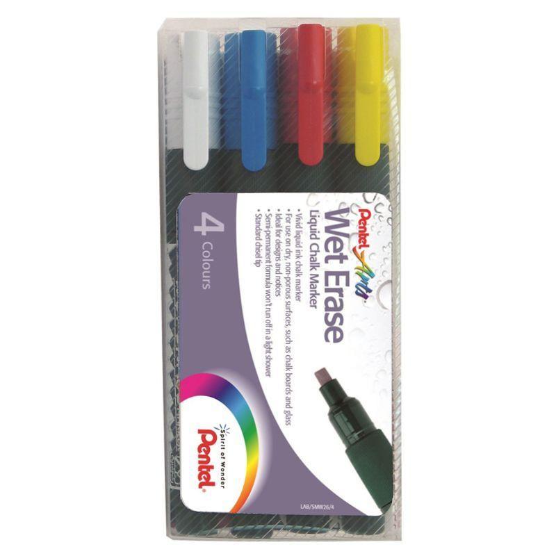 Wet Erase Chalk Marker Wallet (4pc)