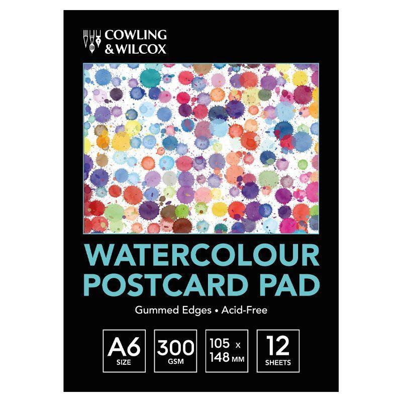 Watercolour A6 Postcard Pad (300gsm)