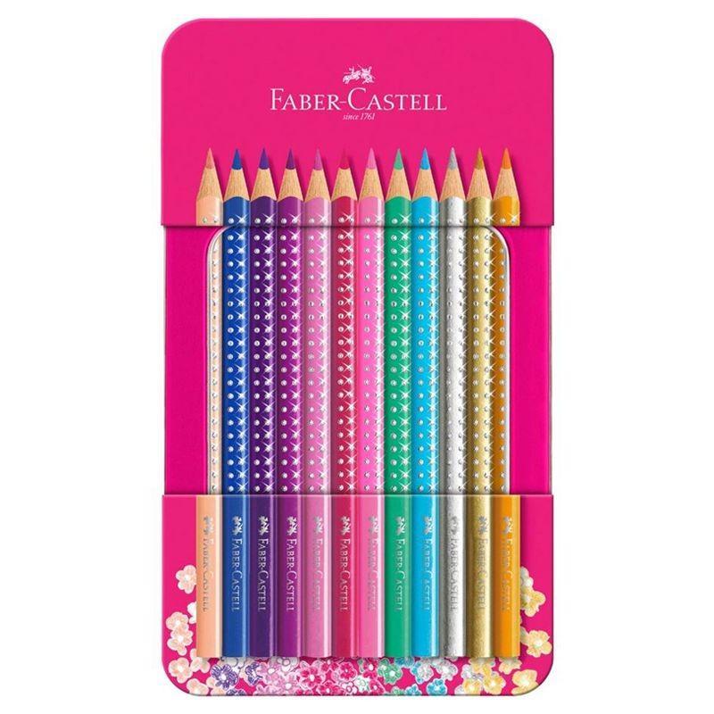 Sparkle Colour Pencil Tin (12pc)