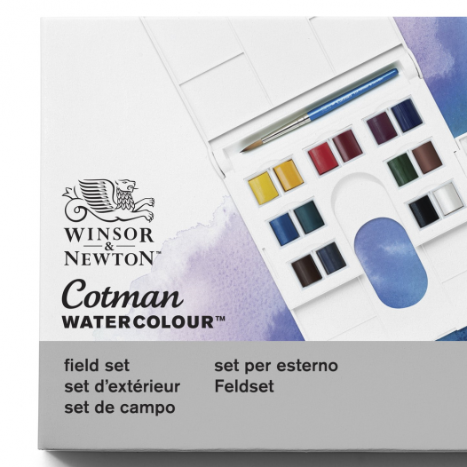 Cotman Watercolour Mixed Travel Set