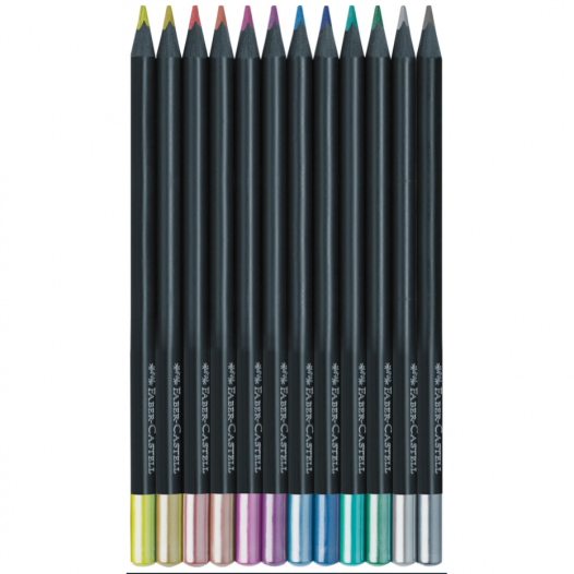 Black Edition Colour Pencil Metallic Set (12pc)