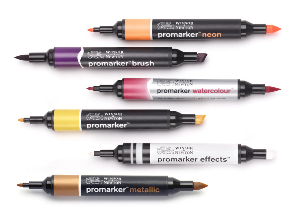 Using ProMarkers for Fine Art Paint Effects